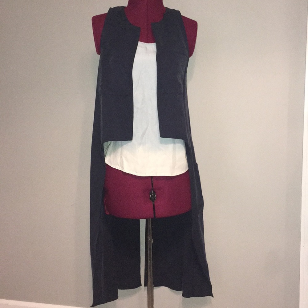 NWT BCBGeneration Duster Vest - Picture 2 of 9
